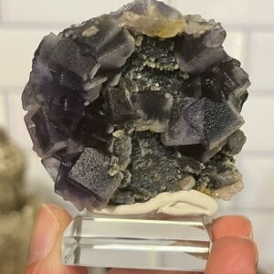 Velvet Blue/Purple Cubic Fluorite